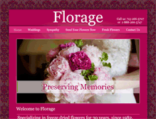 Tablet Screenshot of florage.com